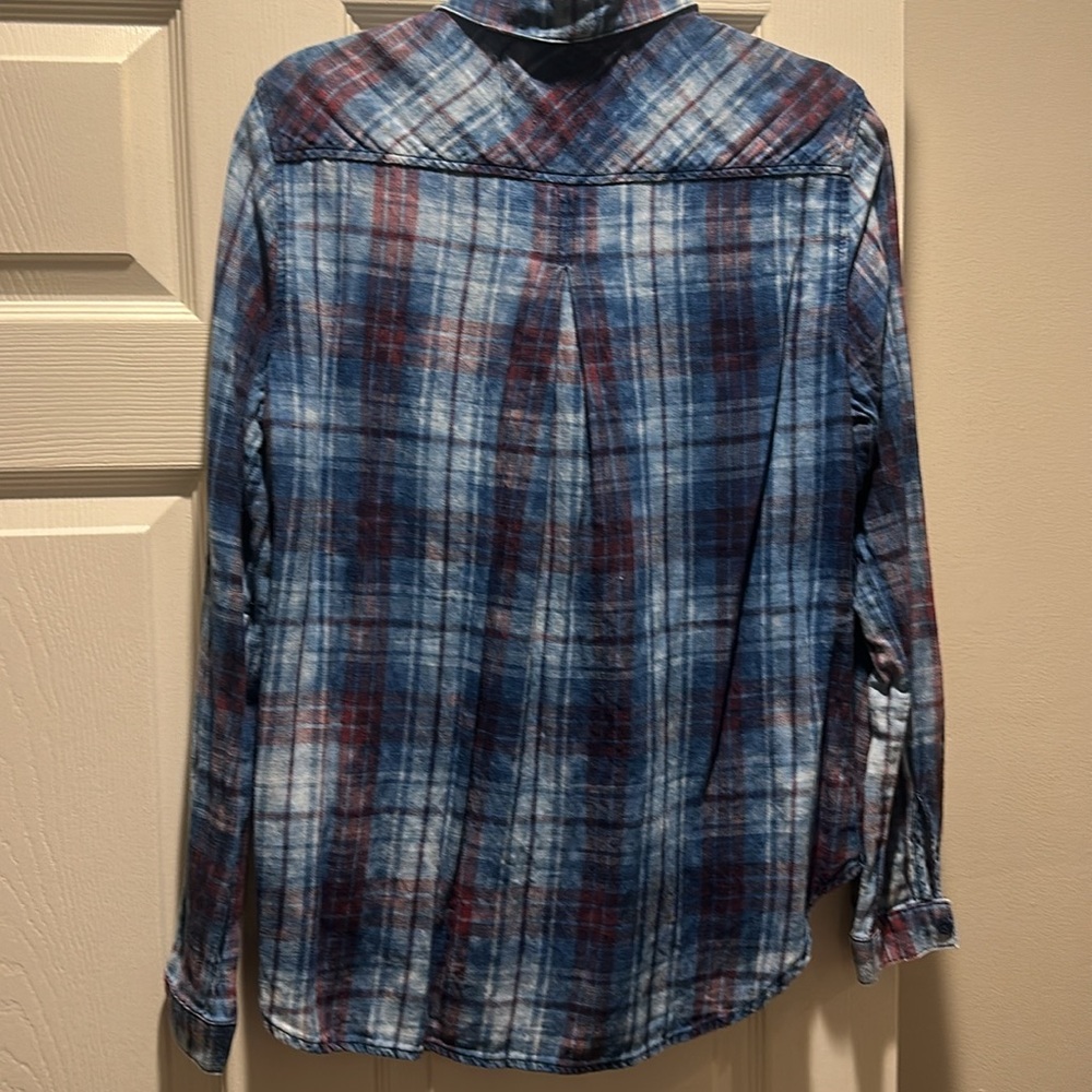 Bella Dahl Plaid Button-Up Shirt - Picture 2 of 4